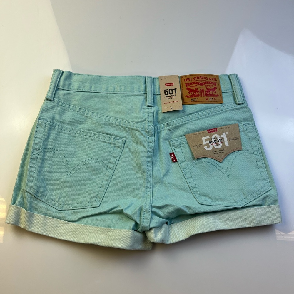 Levi’s 501 Mid Rise Jean Shorts R197-23 - Picture 4 of 4